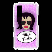 Coque Samsung Player One Miss Fiesta Brune