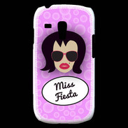 Coque Samsung Galaxy S3 Mini Miss Fiesta Brune