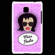 Coque LG Optimus L3 II Miss Fiesta Brune