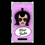 Coque Nokia Lumia 925 Miss Fiesta Brune