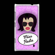 Coque Nokia Lumia 520 Miss Fiesta Brune