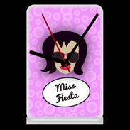 Pendule de bureau Miss Fiesta Brune