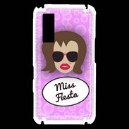 Coque Samsung Player One Miss Fiesta Chatain