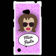 Coque Nokia Lumia 720 Miss Fiesta Chatain