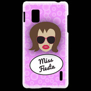 Coque LG Optimus G Miss Fiesta Chatain