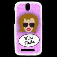 Coque HTC One SV Miss Fiesta Rousse
