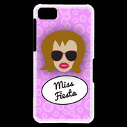 Coque Blackberry Z10 Miss Fiesta Rousse