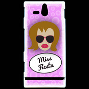 Coque Sony Xperia U Miss Fiesta Rousse