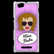 Coque Sony Xperia M Miss Fiesta Rousse
