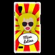 Coque LG Optimus L9 Miss Latina Blonde