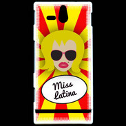 Coque Sony Xperia U Miss Latina Blonde