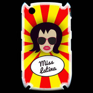 Coque Blackberry 8520 Miss Latina Brune