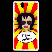 Coque Sony Xperia Z Miss Latina Brune