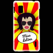 Coque LG Optimus G Miss Latina Brune