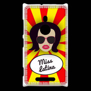 Coque Nokia Lumia 925 Miss Latina Brune