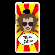 Coque HTC One Miss Latina Chatain