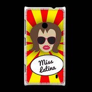 Coque Nokia Lumia 520 Miss Latina Chatain