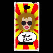 Coque HTC Windows Phone 8S Miss Latina Rousse