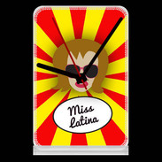Pendule de bureau Miss Latina Rousse