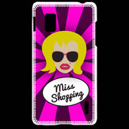 Coque LG Optimus G Miss Shopping Blonde