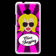 Coque HTC One Miss Shopping Blonde