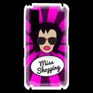 Coque Samsung Player One Miss Shopping Brune