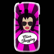 Coque Samsung Galaxy S3 Mini Miss Shopping Brune