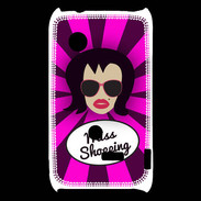 Coque Sony Xperia Typo Miss Shopping Brune