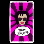 Coque LG Optimus L3 II Miss Shopping Brune