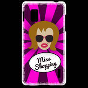 Coque LG Optimus G Miss Shopping Rousse