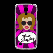 Coque Samsung Galaxy S4mini Miss Shopping Rousse