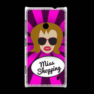 Coque Nokia Lumia 520 Miss Shopping Rousse
