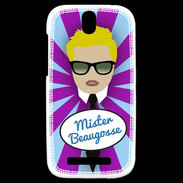 Coque HTC One SV Mister Beau gosse Blond