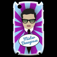 Coque Blackberry 8520 Mister Beau gosse Brun