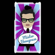 Coque HTC Windows Phone 8S Mister Beau gosse Brun