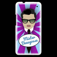 Coque HTC One Mister Beau gosse Brun