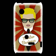 Coque Sony Xperia Typo Mister Business Blond