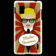 Coque LG Optimus G Mister Business Blond