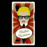 Coque LG Optimus L9 Mister Business Blond