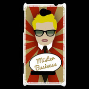 Coque HTC Windows Phone 8S Mister Business Blond