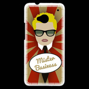 Coque HTC One Mister Business Blond