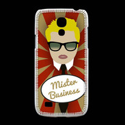 Coque Samsung Galaxy S4mini Mister Business Blond