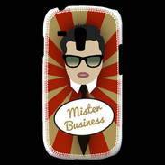 Coque Samsung Galaxy S3 Mini Mister Business Brun