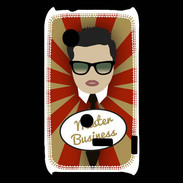Coque Sony Xperia Typo Mister Business Brun