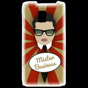 Coque LG P990 Mister Business Brun