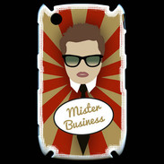 Coque Blackberry 8520 Mister Business Chatain