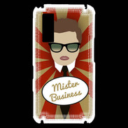 Coque Samsung Player One Mister Business Chatain