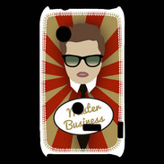 Coque Sony Xperia Typo Mister Business Chatain