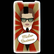 Coque LG P990 Mister Business Chatain