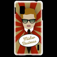 Coque LG Optimus G Mister Business Roux